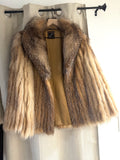 Luxurious Genuine Crystal Fox Fur Coat